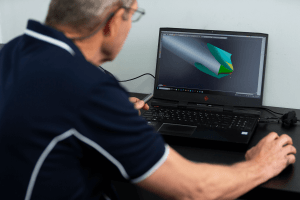 Technical photo of custom design tooling